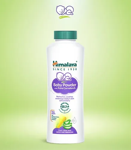 Himalaya Baby Powder with Pure Cornstarch