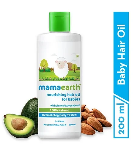 mamaearth baby hair oil